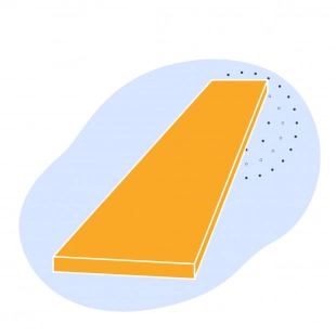 Бронзовая полоса 0.85 мм БрБ2 ГОСТ 1789-2013