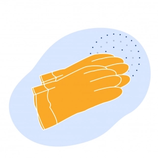 Краги спилковые Сибирь