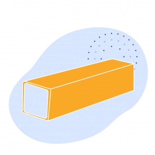 Оцинкованная квадратная труба 20х20х1.4 мм ст10 ГОСТ 8639-82