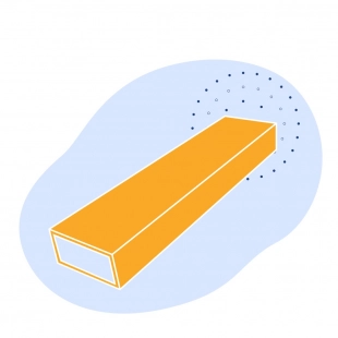 Оцинкованная прямоугольная труба 80х40х3 мм ст10 ГОСТ 8645-68