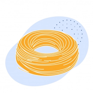 Канат авиационный нержавеющий 2.4 мм 6х7(1+6)+1х7(1+6) ГОСТ 2172-80