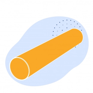 Свинцовая труба 55 мм С1 ГОСТ 167-2018