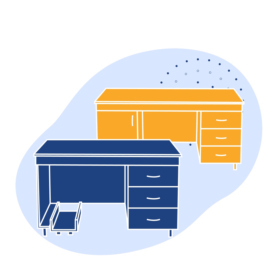 Стол 1500н СПП д3я Квадро ламинат 1500х600х750 мм