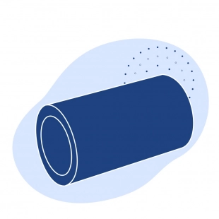 Полиэтиленовая газовая труба 200х11.9 мм SDR 17 ПЭ 100 оранжевая